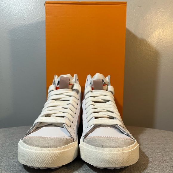 NIKE BLAZER MID '77 JUMBO White/Pink Sneaker Women's Shoe Size 8 DQ1471 101 - Picture 2 of 12